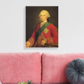 Count Claude-Louis-Robert de Saint-Germain 1777 Canvas Afdruk (Insitu (Woonkamer))