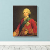 Count Claude-Louis-Robert de Saint-Germain 1777 Canvas Afdruk (Insitu (Houten vloer))
