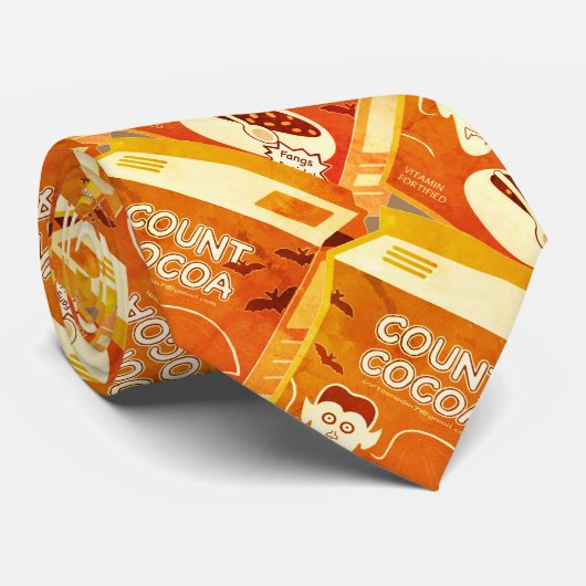 Count Cocoa dasdastring Stropdas (Opgerold)