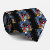 Count Dachshund Stropdas (Opgerold)