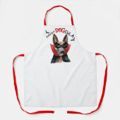 Count DOGcula Belgische Mechelse Hond Grappig Hall Schort (Voorkant)