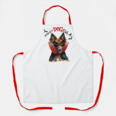 Count DOGcula Belgische Tervuren Hond Grappig Hall Schort (Voorkant)