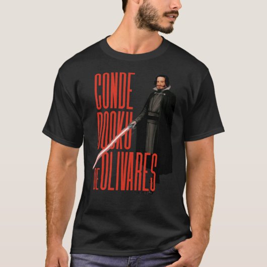 Count Dooku De Olivares T-shirt (Voorkant)