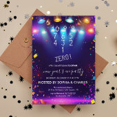 Count Down markeert het blauwe oudejaarsfeest Kaart