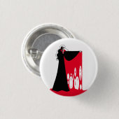 Count Dracula Blood Cape Button (Voorkant /achterkant)