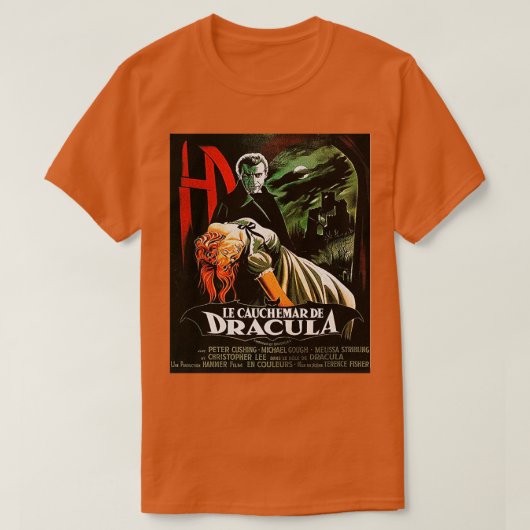 Count dracula fan art t-shirt (Design voorkant)
