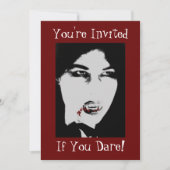 Count Dracula Halloween Vampire Innodiging Kaart (Voorkant)