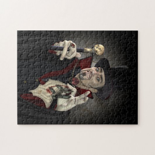 Count Dracula-ontwerp Legpuzzel (Horizontaal)
