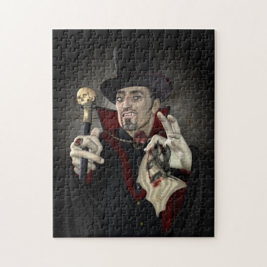 Count Dracula-ontwerp Legpuzzel (Verticaal)