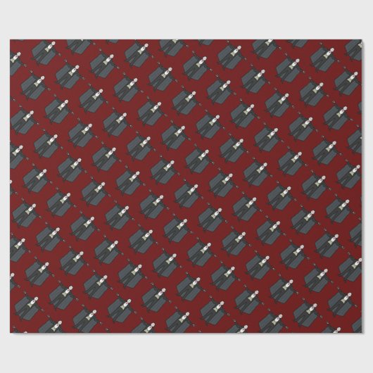 Count Dracula Vampire Cadeaupapier (Vlak)