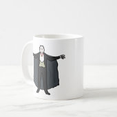 Count Dracula Vampire Koffiemok (Voorkant links)