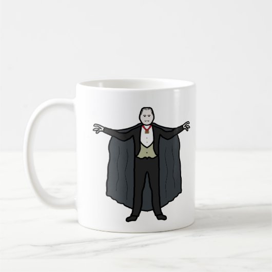 Count Dracula Vampire Koffiemok (Links)