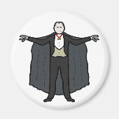 Count Dracula Vampire Magneet (Voorkant)