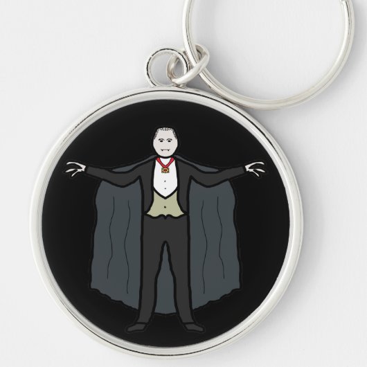 Count Dracula Vampire Sleutelhanger (Voorkant)