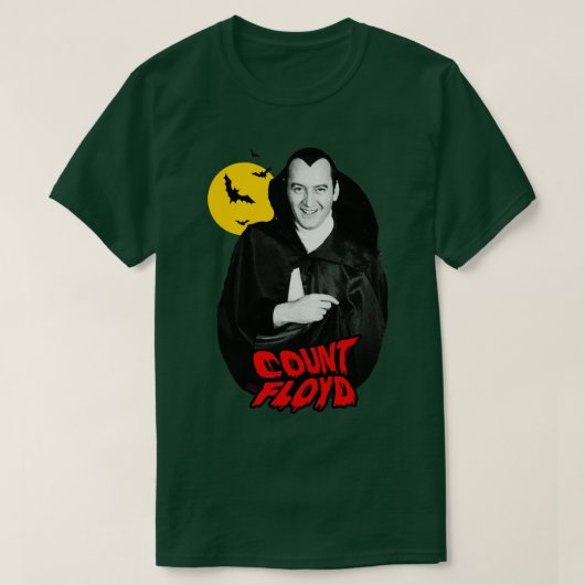 Count Floyd SCTV T-shirt (Design voorkant)
