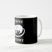 Count Meowt Kat Funny Cat Pun Koffiemok (Voorkant rechts)