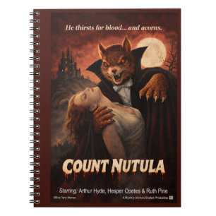 Count Nutula Retro Film Parodie Notitieboek