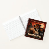 Count Nutula Retro Film Parodie Notitieboek (Binnen)