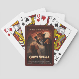 Count Nutula Retro Film Parodie Pokerkaarten