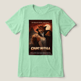 Count Nutula Retro Film Parodie Tri-Blend Shirt