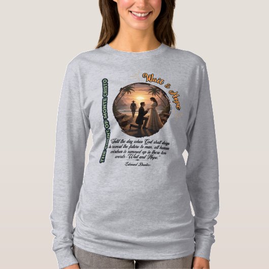 Count of Monte Cristo Wait & Hope Sunset T-shirt (Voorkant)