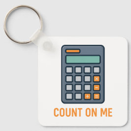Count On Me – Stijlvol rekenmachineontwerp voor Wi Sleutelhanger