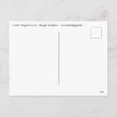 Count Pengula Happy Halloween Feestdagenkaart (Achterkant)