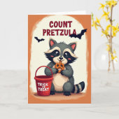 Count Pretzulas Spooky Snack Kaart (Gele Bloem)