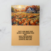 COUNT PUMPKINS HOLIDAY KAART (Binnen)