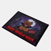 Count Shar Pei Happy Howl-o-ween Deurmat (Schuin)