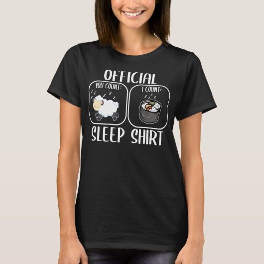 Count Sheep Sushi Sleepshirt T-shirt (Voorkant)