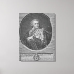 Count Stroganov Canvas Afdruk