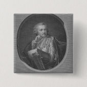 Count Stroganov Vierkante Button 5,1 Cm (Voorkant)