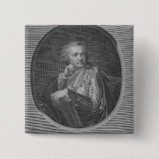 Count Stroganov Vierkante Button 5,1 Cm (Voorkant)