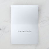 Count The Waves voor het huwelijk Kaart (Binnen)