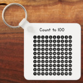 Count to 100 sleutelhanger (Voorkant)
