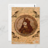 Count Vlad Dracula Briefkaart (Voorkant / Achterkant)