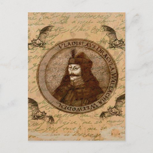 Count Vlad Dracula Briefkaart (Voorkant)