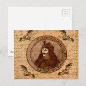 Count Vlad Dracula Briefkaart (Voorkant / Achterkant)