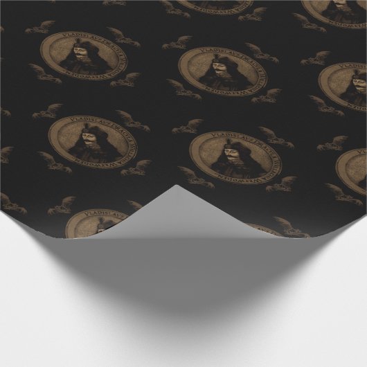 Count Vlad Dracula Cadeaupapier (Hoek)