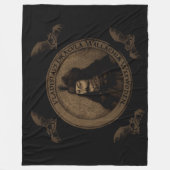 Count Vlad Dracula Fleece Deken (Voorkant)