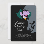 Count von Count Batty Birthday Bash Kaart (Voorkant)