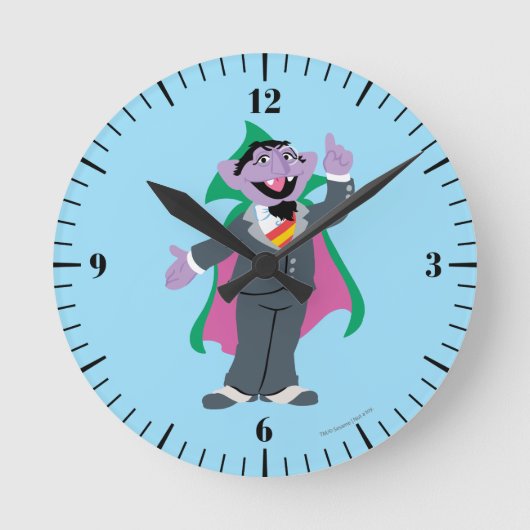 Count von Count Classic Style Ronde Klok (Voorkant)