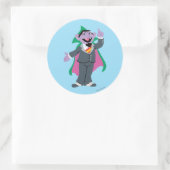 Count von Count Classic Style Ronde Sticker (Tas)