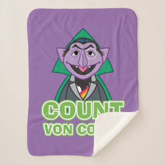 Count von Count Classic Style Sherpa Deken (Voorkant)