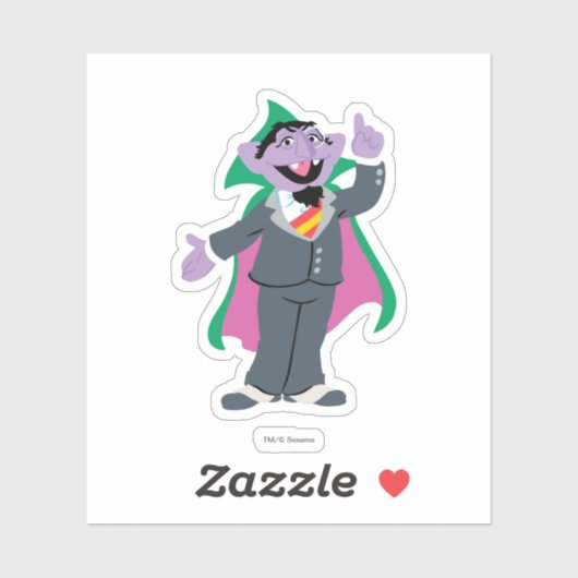 Count von Count Classic Style Sticker (Vel)