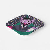 Count Von Count Confetti Verjaardag Papieren Bordje (Gebogen)