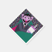 Count Von Count Confetti Verjaardag Servet (Hoek)