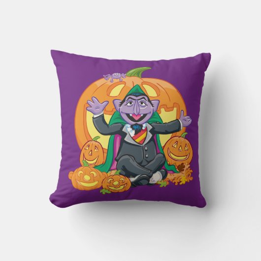 Count von Count | Halloween Pumpkins Kussen (Voorkant)
