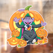 Count von Count | Halloween Pumpkins Raamsticker (Vel 2)